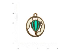 Dije Esmaltado Globo Aeroestático 